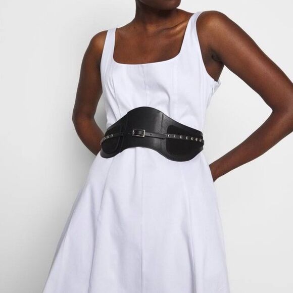 LAST CHANCE Pinko studded leather belt - Picture 1 of 4